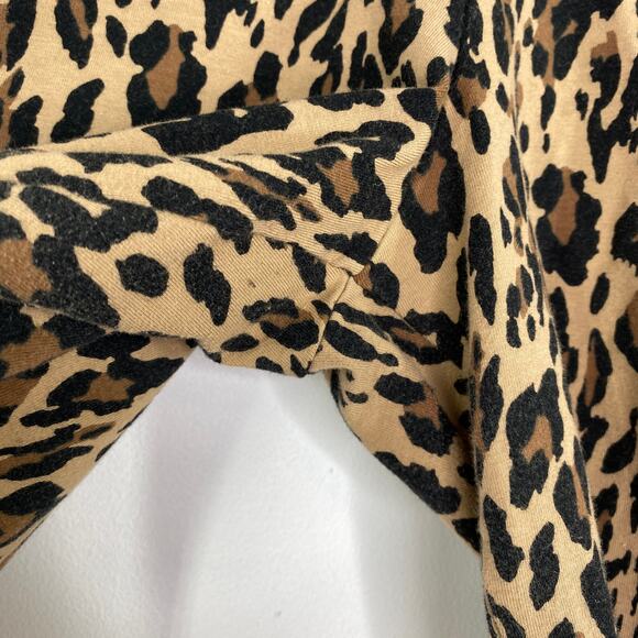 Torrid Tan Brown Cheetah Animal Print Biker Shorts Womens Size 0 Large - Picture 4 of 7